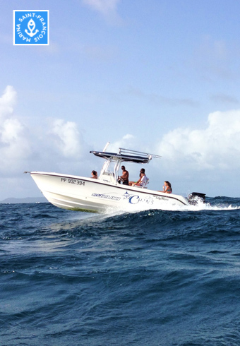 Le bateau chans en pleine traversée