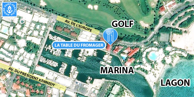 carte La Table du Fromager Marina Saint François