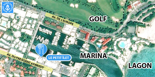 carte Le Petit Ilet Marina Saint François